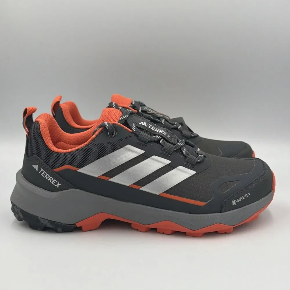 adidas Terrex Skychaser Ax5 GoreTex Hiking Grey Sneakers Athletic Shoes Men Sz 8